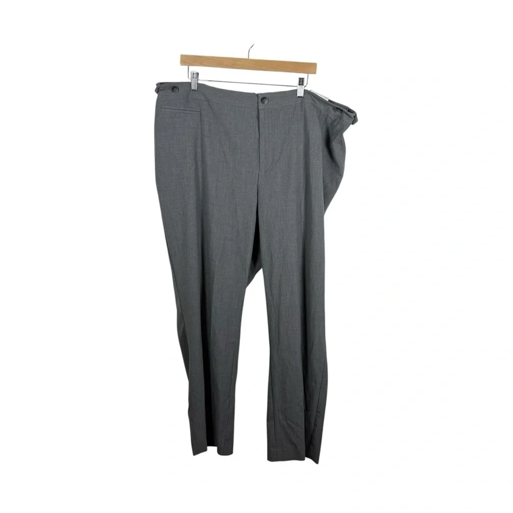 NWT Catherine’s Plus Jayne Straight Leg Pants in Grey Size 24W